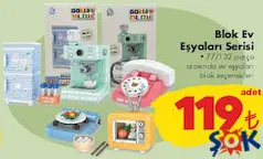 GOKİDY OYUNCAK BLOK EV EŞYALARI SETİ GOKİDY OYUNCAK BLOK EV EŞYALARI SETİ